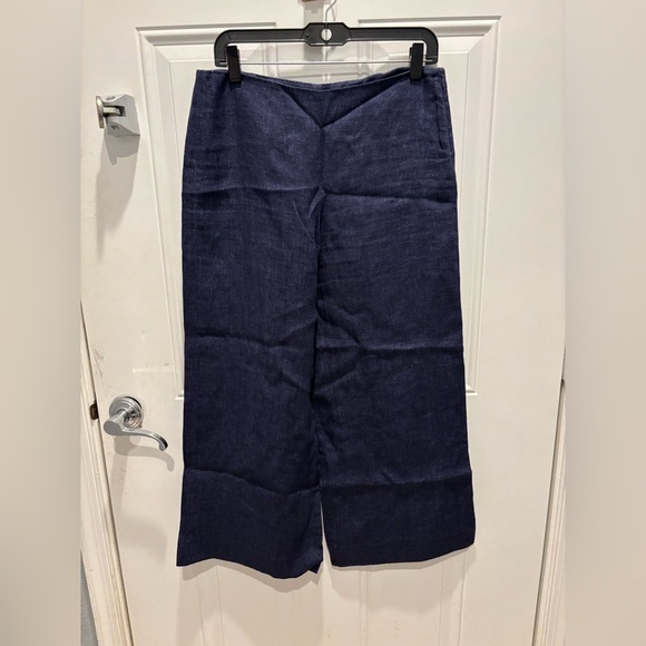 Theory wide leg linen pants - Picture 2 of 5